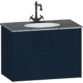 Calypso Selter 2 Drawer Wall Hung Vanity Unit With Calypstone Aura Storm Grey Basin - 800mm Wide - 1 TH