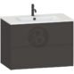 Calypso Selter 2 Drawer Wall Hung Vanity Unit With Orani Cast Gloss White Basin - 800mm Wide - 1 TH