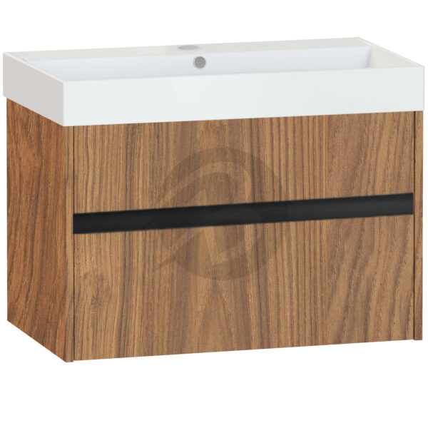 Calypso Bowland 1 Drawer Wall Hung Vanity Unit With Memphis Basin - 800mm Wide - 1 TH