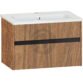 Calypso Bowland 1 Drawer Wall Hung Vanity Unit With Matt Idro Cast Basin - 800mm Wide - 1 TH