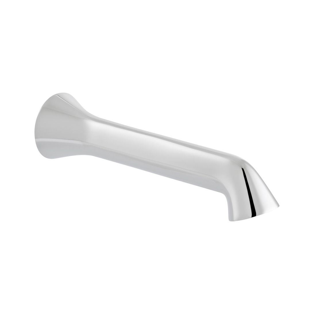 Vado Arrondi Wall Mounted Bath Spout - Chrome