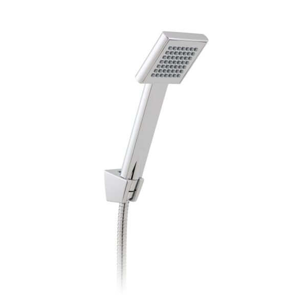 Vado Bokx Single Function Handset with Hose and Bracket - Chrome
