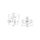 Vado Vala Wall Mounted Bath Shower Mixer Tap - Chrome - Image 2