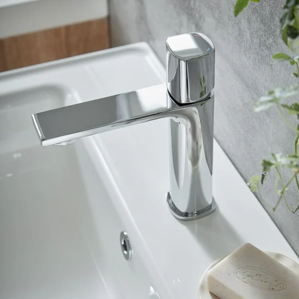 Vado Cameo Knob Deck Mounted Mono Basin Mixer Tap - Image 5