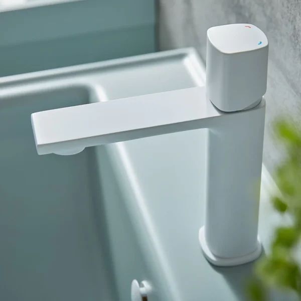 Vado Cameo Knob Deck Mounted Mono Basin Mixer Tap - Image 2