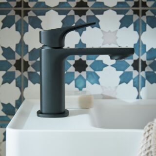 Vado Cameo Lever Deck Mounted Mini Mono Basin Mixer Tap - Image 2