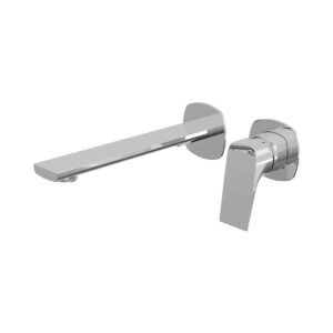 Vado Cameo Lever Wall Mounted Basin Mixer Tap - Chrome