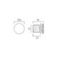 Vado Cameo Mineral Basin Overflow Cover - Image 2
