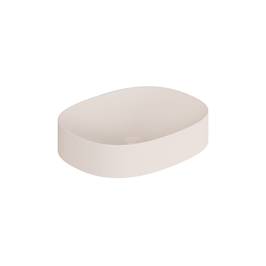 Vado Cameo Oval Countertop Basin – 480mm Wide - Pink Clay