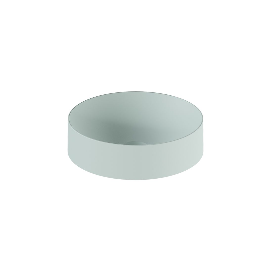 Vado Cameo Round Countertop Basin – 400mm Wide - Cove Blue