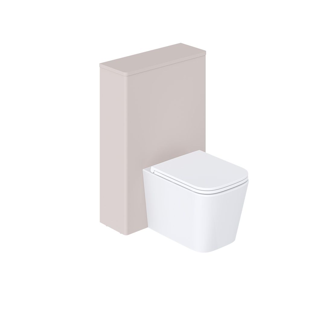Vado Cameo Back To Wall WC Unit - Pink Clay