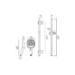 Vado Cameo Multi Function Slide Rail Shower Kit - Image 4
