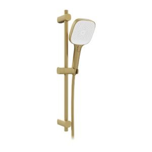 Vado Cameo Multi Function Slide Rail Shower Kit - Satin Brass