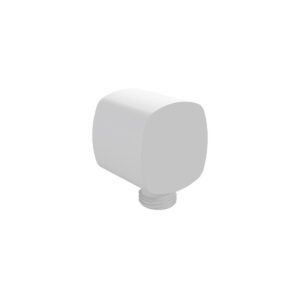 Vado Cameo Soft Square Wall Outlet Elbow - Matt White