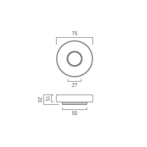 Vado Zone Halo Temperature Dial Trim Kit For Zone Shower Valve - Image 34