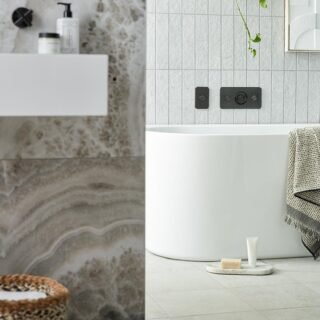 Vado Individual Zone 2 Button 2 Outlet Horizontal Concealed Thermostatic Push Button Shower Valve - Image 4