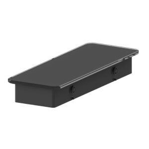 Vado Muse Glass Shelf Insert – 300mm Wide - Matt Black