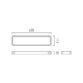 Vado Muse Towel Bar or Shelf Frame - 450mm Wide - Image 2
