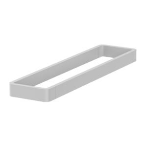 Vado Muse Towel Bar or Shelf Frame – 450mm Wide - Matt White