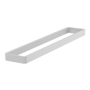 Vado Muse Towel Bar or Shelf Frame – 600mm Wide - Matt White