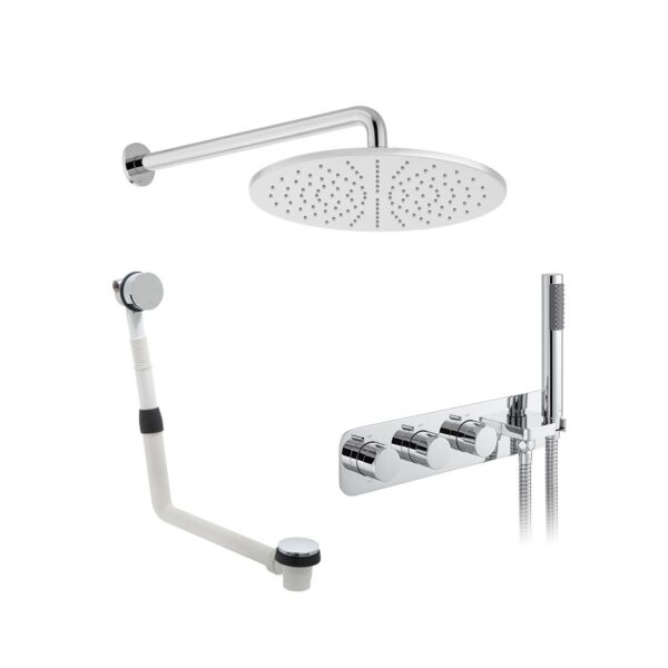 Vado Tablet Altitude 1 Outlet Thermostatic Shower set - Chrome