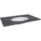 Calypso Chiltern 2 Drawer Wall Hung Vanity Unit With Calypstone Aura Storm Grey Basin - 800mm Wide - No TH - Image 2