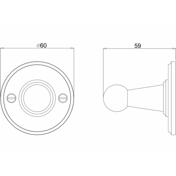 Burlington Robe Hook - Image 2