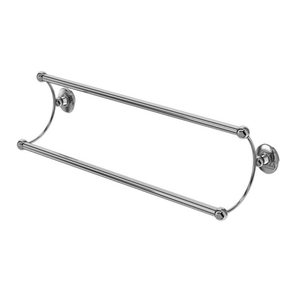 Burlington Double Towel Rail - 660mm Long - Chrome