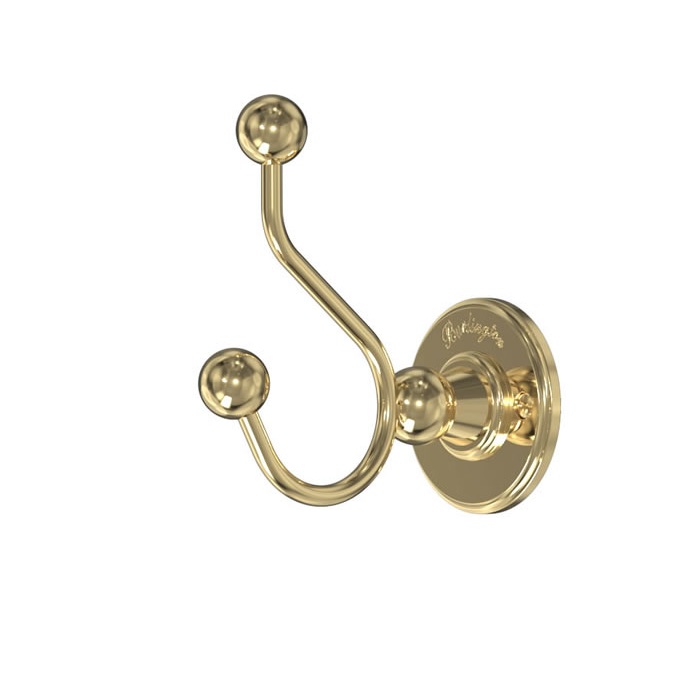 Burlington Double Robe Hook - Gold