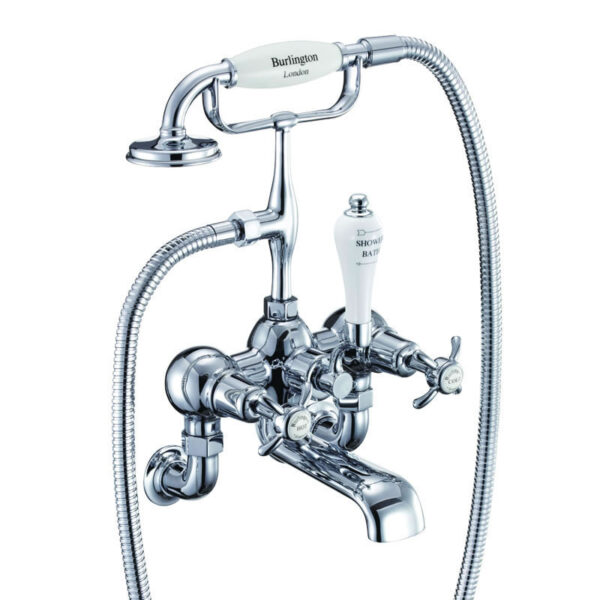 Burlington Anglesey Wall Mounted Bath Shower Mixer Tap