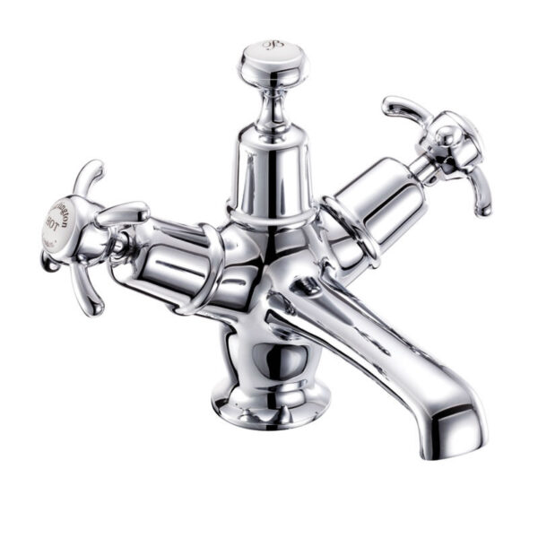 Burlington Anglesey Mono Basin Mixer Tap With Sprung Plug Waste