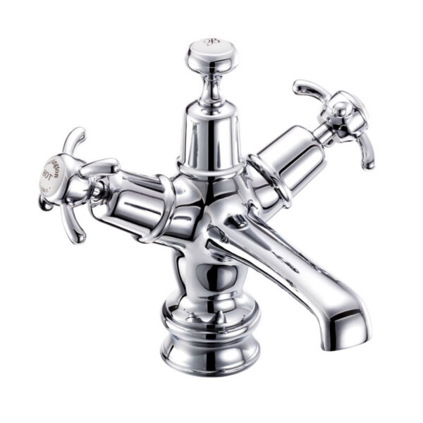 Burlington Anglesey Mono Regent Basin Mixer Tap With Sprung Plug Waste