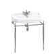 Burlington Edwardian Basin With Washstand - 800mm Wide - Gloss White