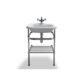 Burlington Basin With Washstand - No TH - White