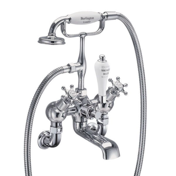 Burlington Birkenhead Wall Mounted Angled Bath Shower Mixer Tap