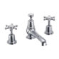 Burlington Anglesey 3 TH Basin Mixer Tap With Pop Up Waste