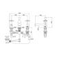 Burlington Anglesey 3 TH Basin Mixer Tap With Pop Up Waste - Image 3