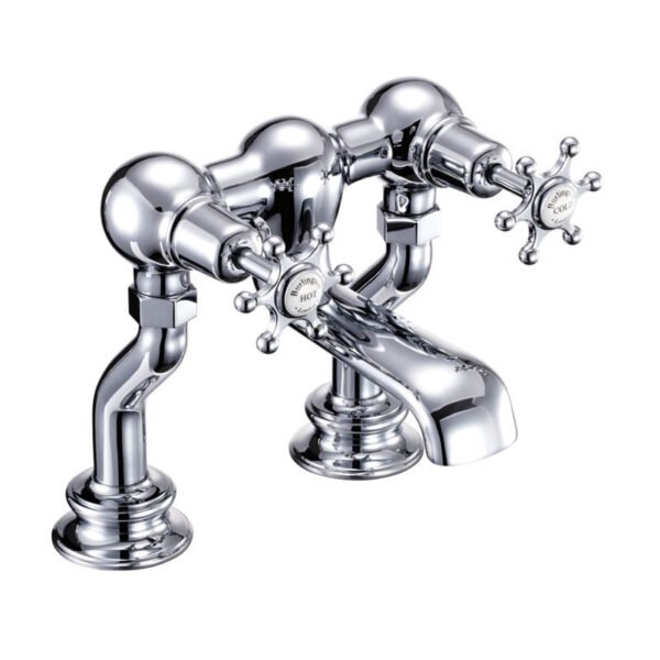Burlington Birkenhead Deck Mounted Regent Bath Filler Tap