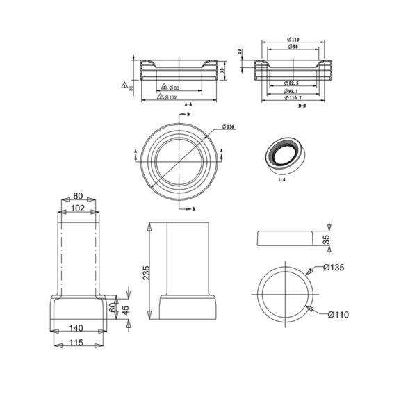 Burlington Straight Ceramic Trap - Image 2