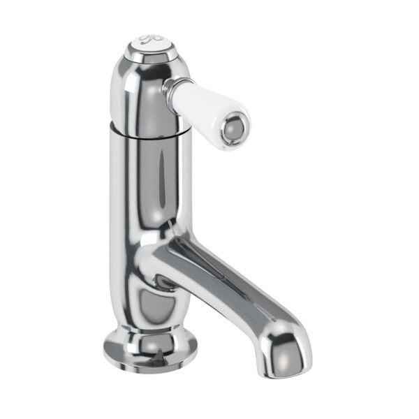 Burlington Chelsea Straight Spout Monobloc Basin Mixer Tap Without Waste