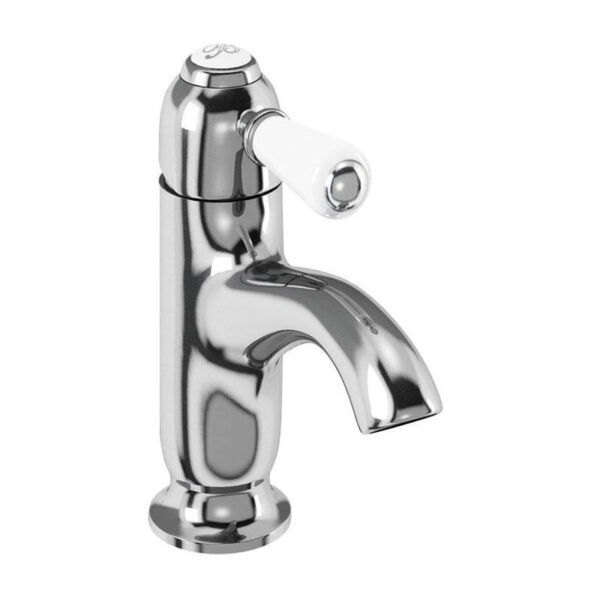 Burlington Chelsea Curved Spout Monobloc Basin Mixer Tap Without Waste