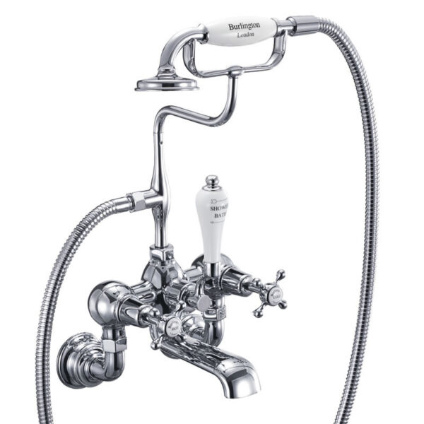 Burlington Claremont Wall Mounted Bath Shower Mixer Tap