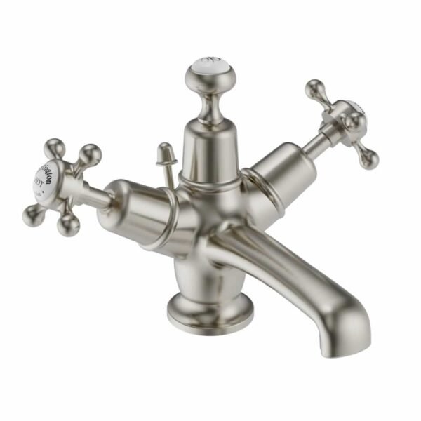 Burlington Anglesey 3 TH Basin Mixer Tap With Pop Up Waste