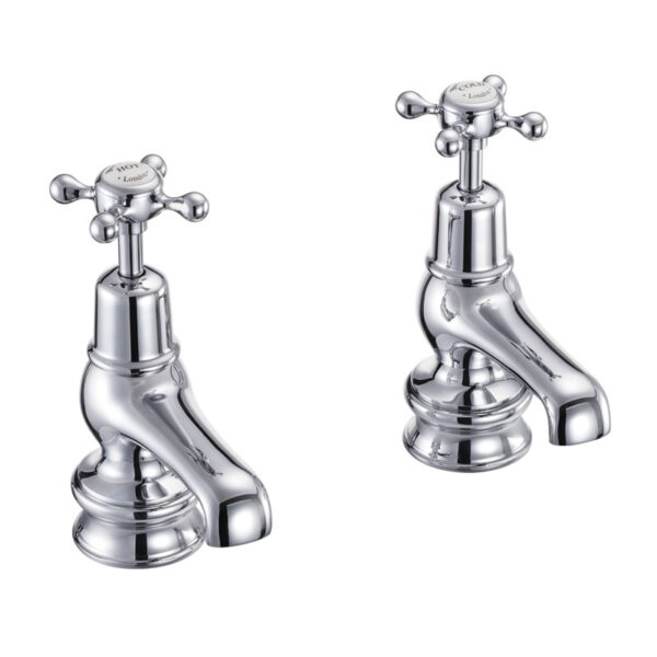 Burlington Claremont Cloakroom Quarter Turn Regent Basin Pillar Taps