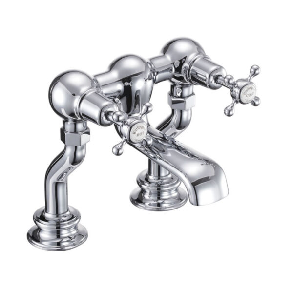 Burlington Claremont Deck Mounted Regent Bath Filler Tap