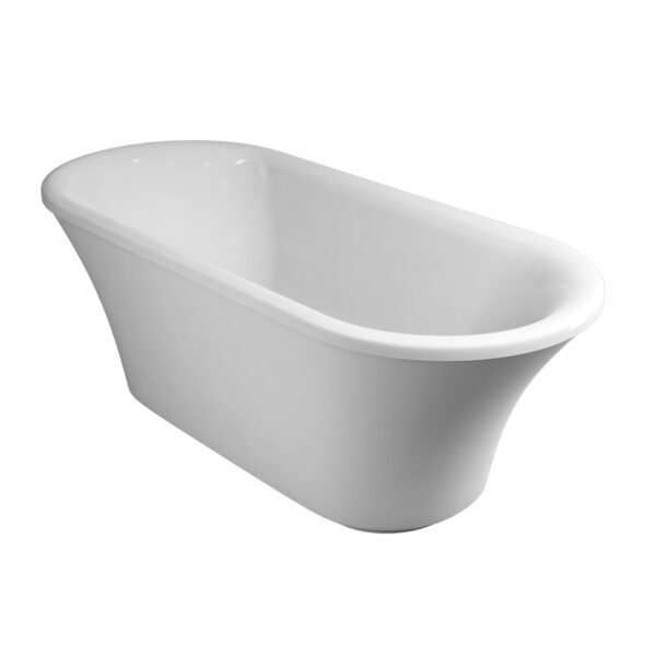 Burlington Brindley Soaking Double Ended Bath - 1700mm x 750mm - White