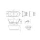 Burlington Brindley Soaking Double Ended Bath - 1700mm x 750mm - White - Image 2