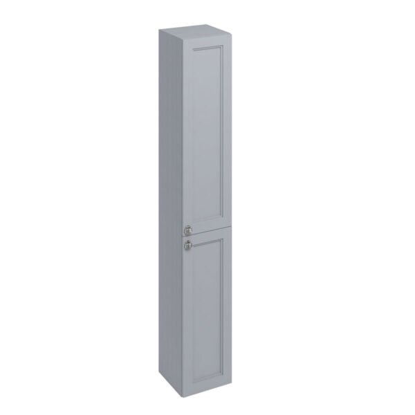Burlington 2 Door Tall Storage Unit - 1905mm High - Grey
