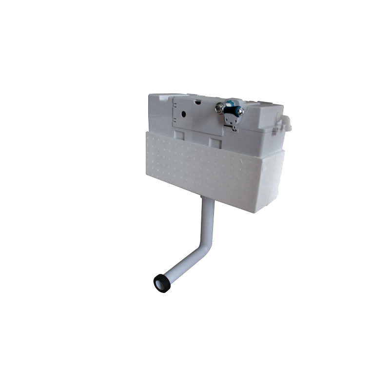 Burlington Front/Top Access Concealed Cistern With Lever - Chrome/Alaska Blue