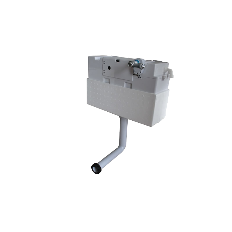 Burlington Front/Top Access Concealed Cistern With Lever - Chrome/Moon Grey